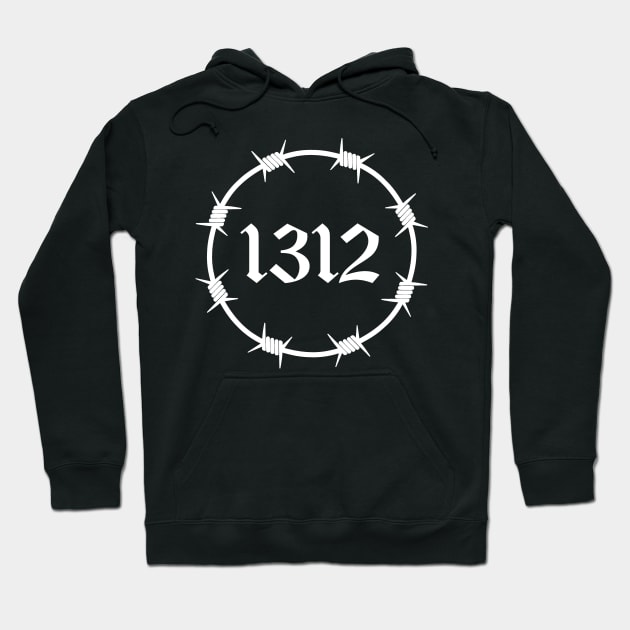 1312 (white) Hoodie by Smurnov